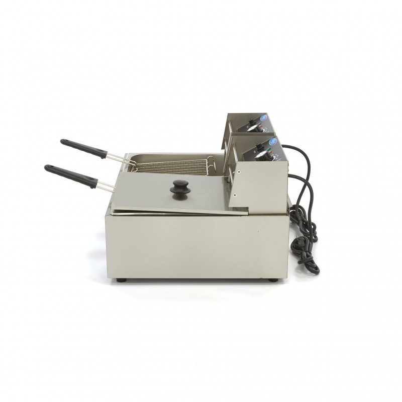 Deep Fryer - 2 x 6L - 2 Baskets - up to 2,4kg of Fries Deep Fryer - 2 x 6L - 2 Baskets - up to 2,4kg of Fries