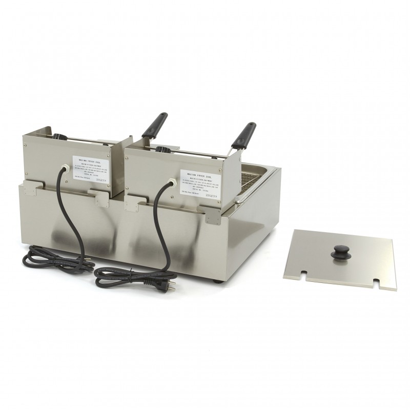 Deep Fryer - 2 x 6L - 2 Baskets - up to 2,4kg of Fries Deep Fryer - 2 x 6L - 2 Baskets - up to 2,4kg of Fries