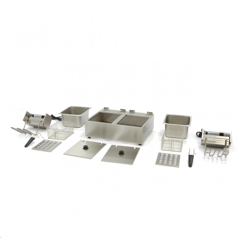 Deep Fryer - 2 x 6L - 2 Baskets - up to 2,4kg of Fries Deep Fryer - 2 x 6L - 2 Baskets - up to 2,4kg of Fries