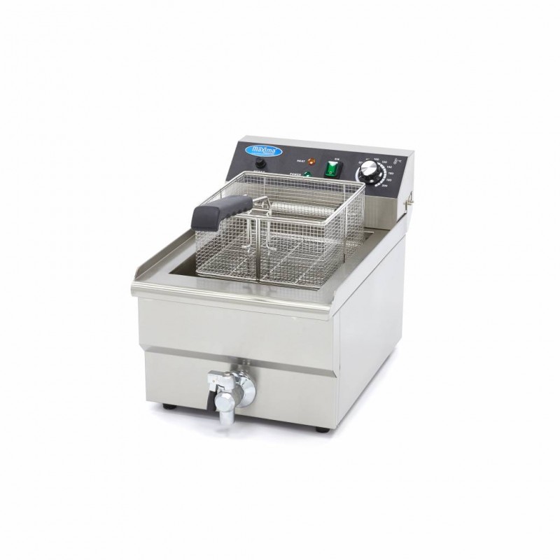 Deep Fryer - 16L - 1 Basket - with Drain Tap Deep Fryer - 16L - 1 Basket - with Drain Tap