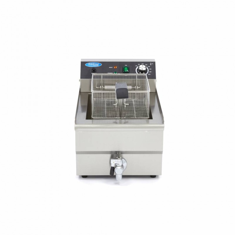 Deep Fryer - 16L - 1 Basket - with Drain Tap Deep Fryer - 16L - 1 Basket - with Drain Tap