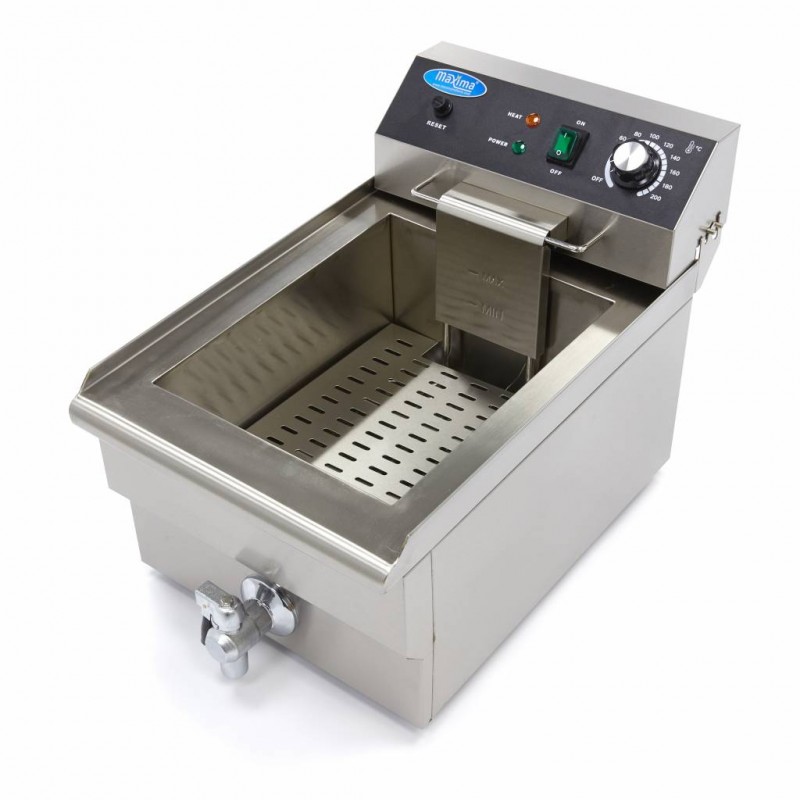 Deep Fryer - 16L - 1 Basket - with Drain Tap Deep Fryer - 16L - 1 Basket - with Drain Tap