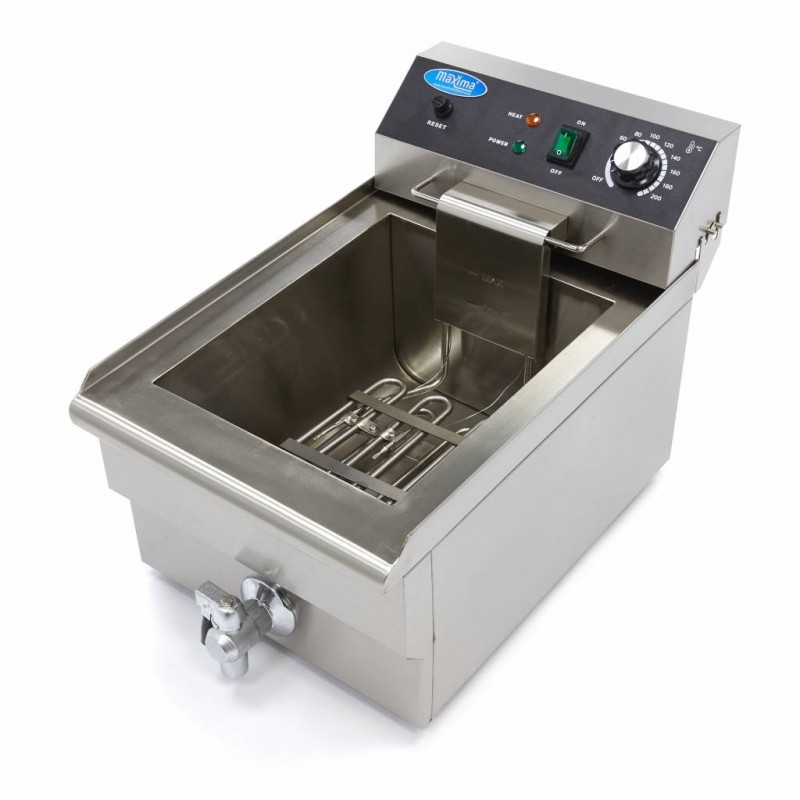 Deep Fryer - 16L - 1 Basket - with Drain Tap Deep Fryer - 16L - 1 Basket - with Drain Tap