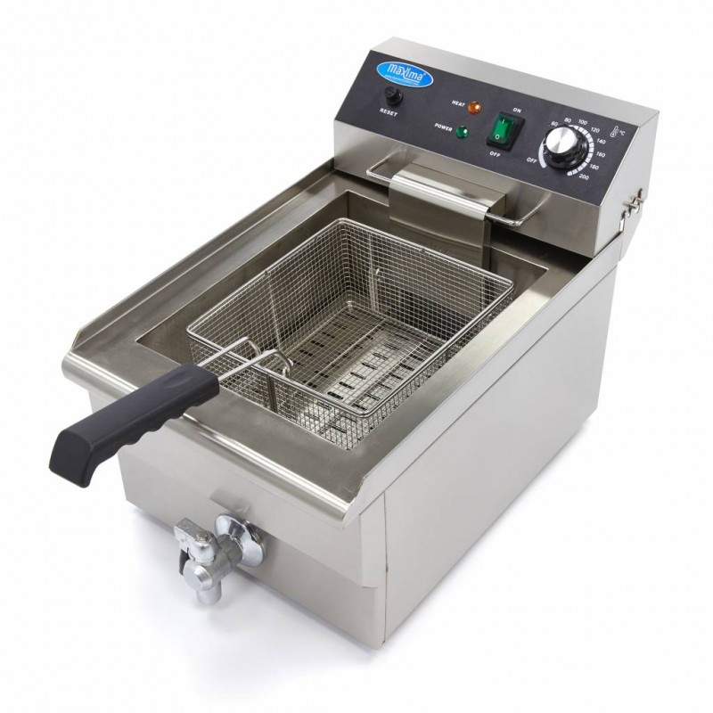 Deep Fryer - 16L - 1 Basket - with Drain Tap Deep Fryer - 16L - 1 Basket - with Drain Tap