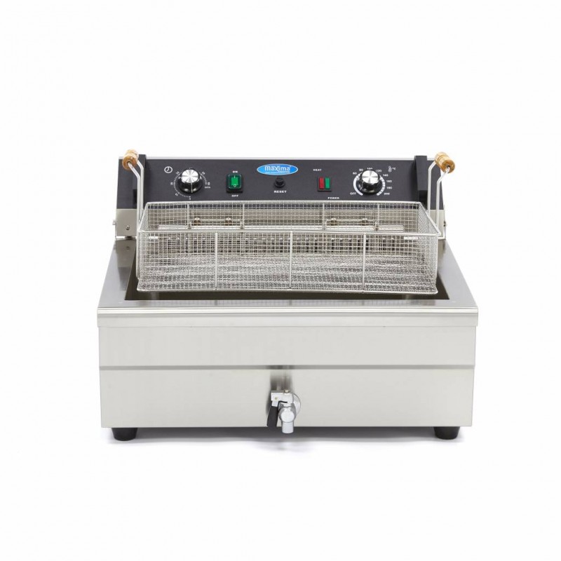 Deep Fryer - 20L - 1 Basket - with Drain Tap Deep Fryer - 20L - 1 Basket - with Drain Tap
