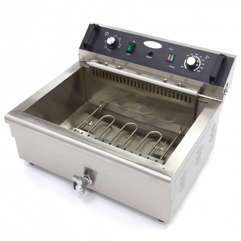 Deep Fryer - 20L - 1 Basket - with Drain Tap Deep Fryer - 20L - 1 Basket - with Drain Tap