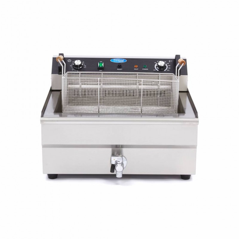 Deep Fryer - 30L - 1 Basket - with Drain Tap Deep Fryer - 30L - 1 Basket - with Drain Tap