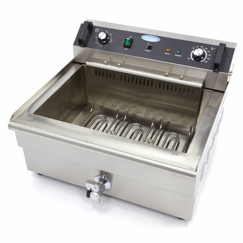 Deep Fryer - 30L - 1 Basket - with Drain Tap Deep Fryer - 30L - 1 Basket - with Drain Tap