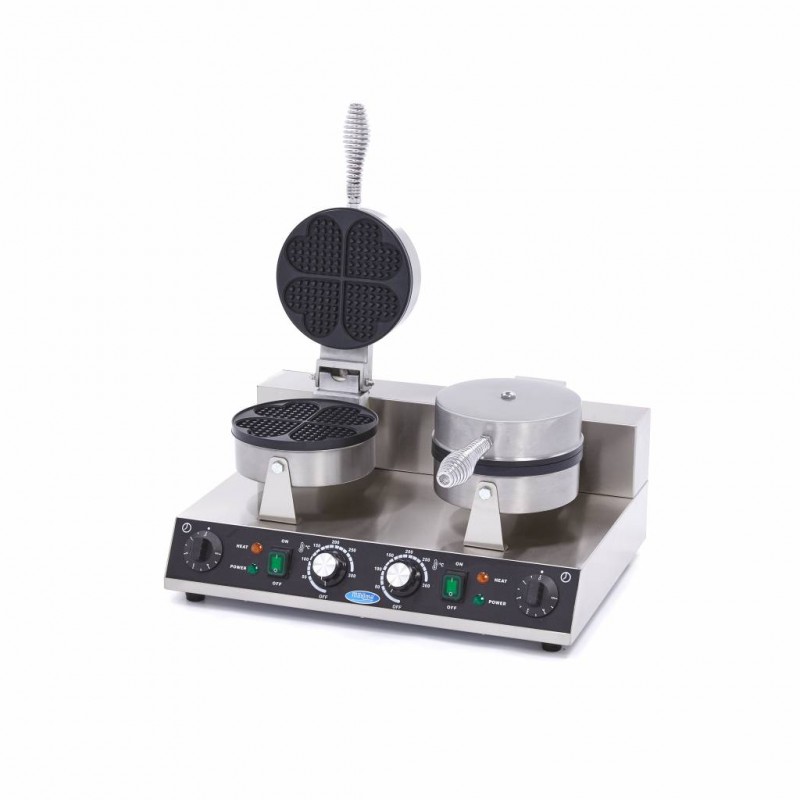 Waffle Maker - 8 Waffles - Hearts - Double Waffle Maker - 8 Waffles - Hearts - Double