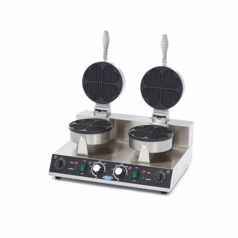 Waffle Maker - 8 Waffles - Hearts - Double Waffle Maker - 8 Waffles - Hearts - Double