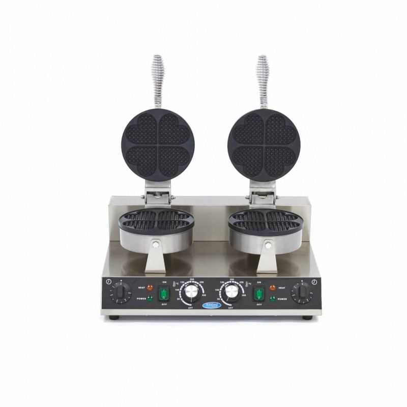 Waffle Maker - 8 Waffles - Hearts - Double Waffle Maker - 8 Waffles - Hearts - Double