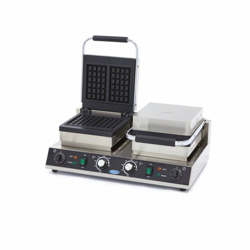 Waffle Maker - 4 Pieces - Square - Double Waffle Maker - 4 Pieces - Square - Double