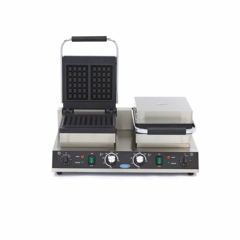 Waffle Maker - 4 Pieces - Square - Double Waffle Maker - 4 Pieces - Square - Double