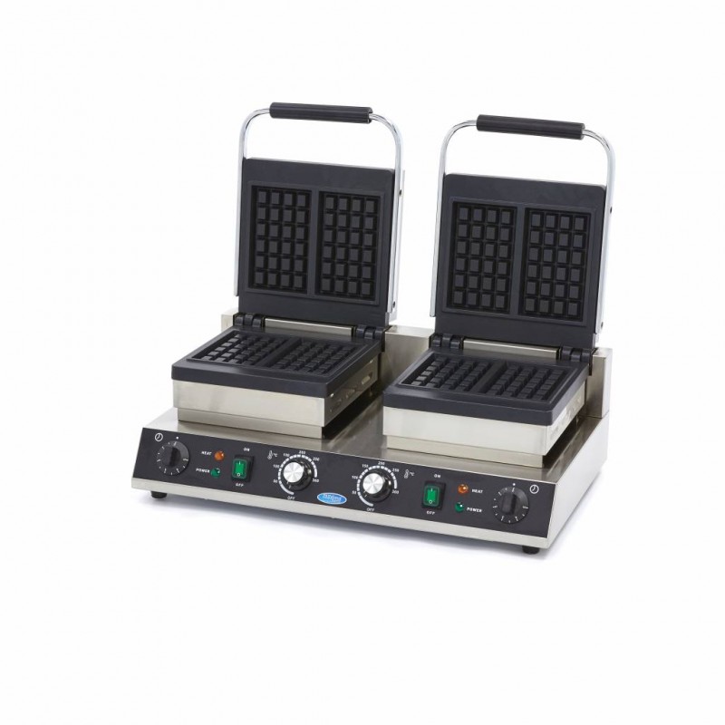 Waffle Maker - 4 Pieces - Square - Double Waffle Maker - 4 Pieces - Square - Double