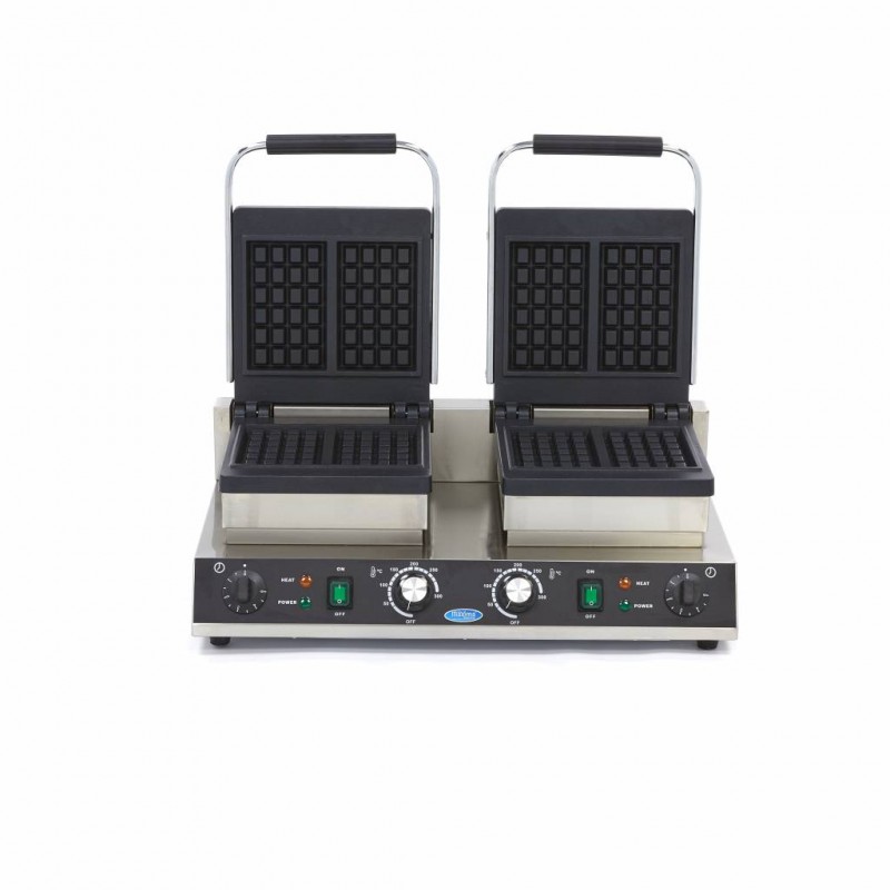 Waffle Maker - 4 Pieces - Square - Double Waffle Maker - 4 Pieces - Square - Double