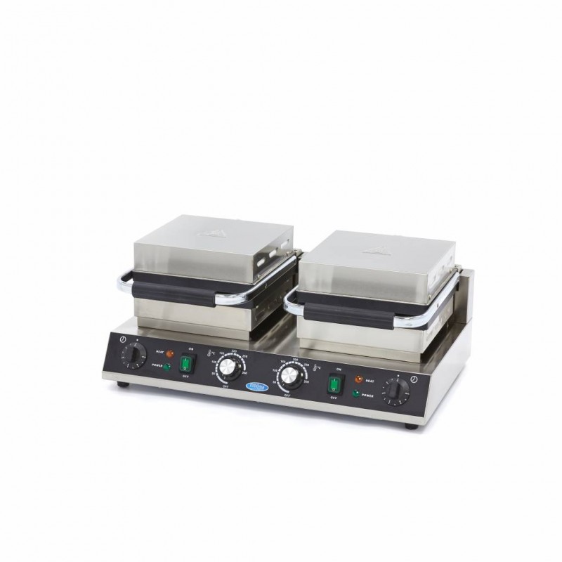 Waffle Maker - 4 Pieces - Square - Double Waffle Maker - 4 Pieces - Square - Double