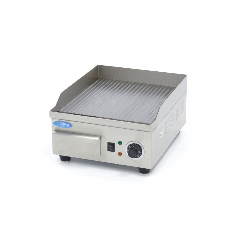 Griddle - Grooved - 36cm - incl Drip Tray Griddle - Grooved - 36cm - incl Drip Tray