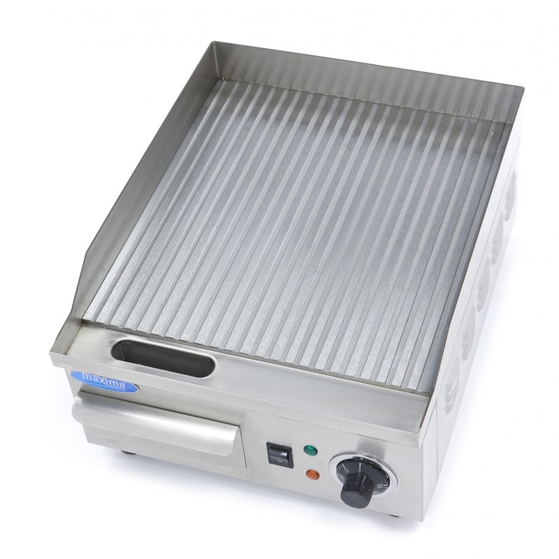 Griddle - Grooved - 36cm - incl Drip Tray Griddle - Grooved - 36cm - incl Drip Tray