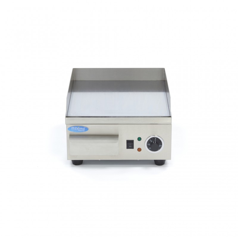 Griddle - Smooth Chrome - 36cm - incl Drip Tray Griddle - Smooth Chrome - 36cm - incl Drip Tray