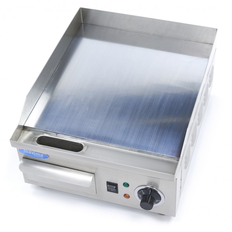 Griddle - Smooth Chrome - 36cm - incl Drip Tray Griddle - Smooth Chrome - 36cm - incl Drip Tray
