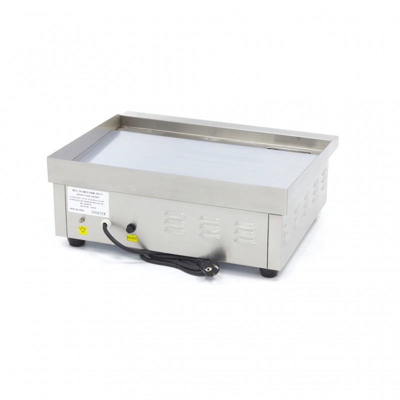 Griddle - Smooth Chrome - 55cm - incl Drip tray Griddle - Smooth Chrome - 55cm - incl Drip tray