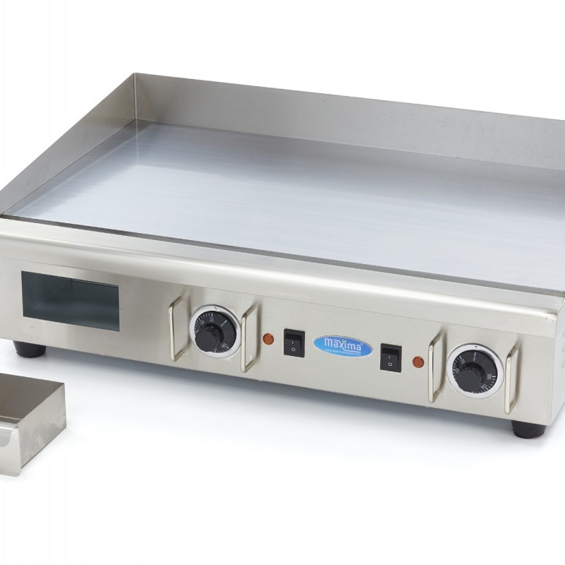 Griddle - Smooth Chrome - 73cm - incl Drip Tray - 400V Griddle - Smooth Chrome - 73cm - incl Drip Tray - 400V