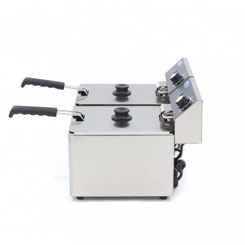 Deep Fryer - 2 x 8L - 2 Baskets - up to 2,8kg of Fries Deep Fryer - 2 x 8L - 2 Baskets - up to 2,8kg of Fries