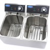 Deep Fryer - 2 x 8L - 2 Baskets - up to 2,8kg of Fries
