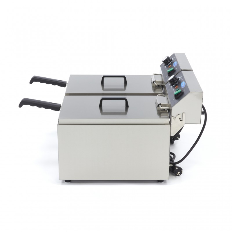 Deep Fryer - 2 x 11L - 2 Baskets - up to 2,8kg of Fries Deep Fryer - 2 x 11L - 2 Baskets - up to 2,8kg of Fries