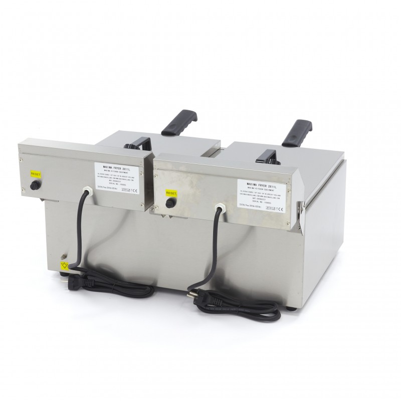 Deep Fryer - 2 x 11L - 2 Baskets - up to 2,8kg of Fries Deep Fryer - 2 x 11L - 2 Baskets - up to 2,8kg of Fries