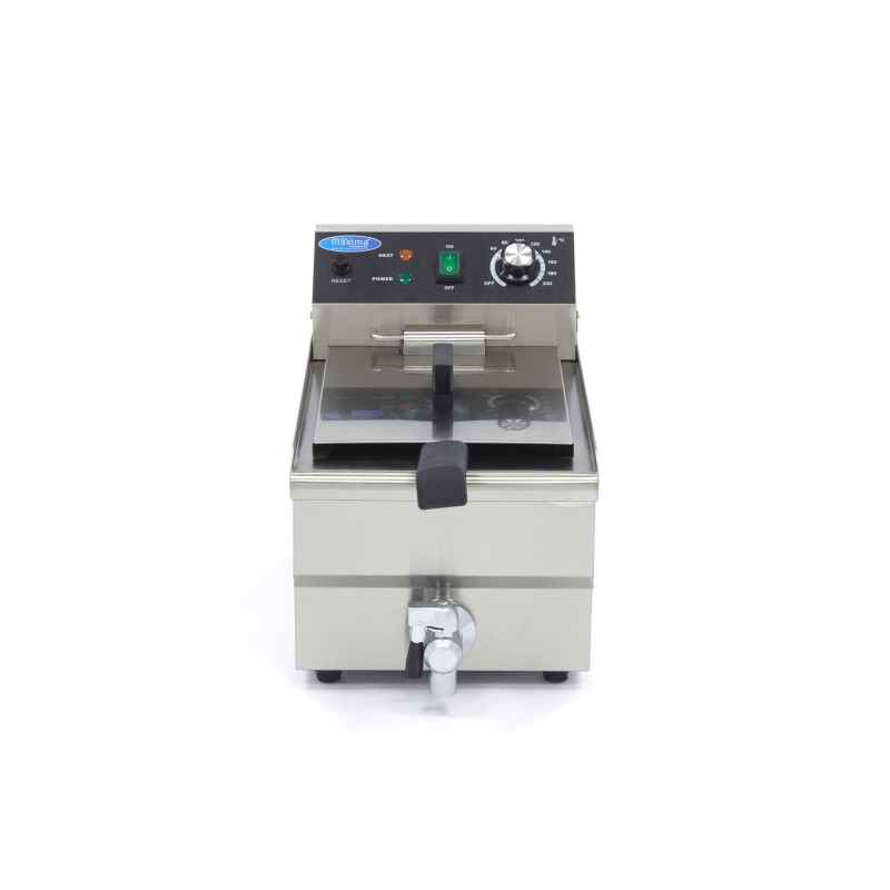 Deep Fryer - 10L - 1 Basket - with Drain Tap Deep Fryer - 10L - 1 Basket - with Drain Tap