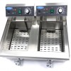 Deep Fryer - 2 x 10L - 2 Baskets - with Drain Tap Deep Fryer - 2 x 10L - 2 Baskets - with Drain Tap