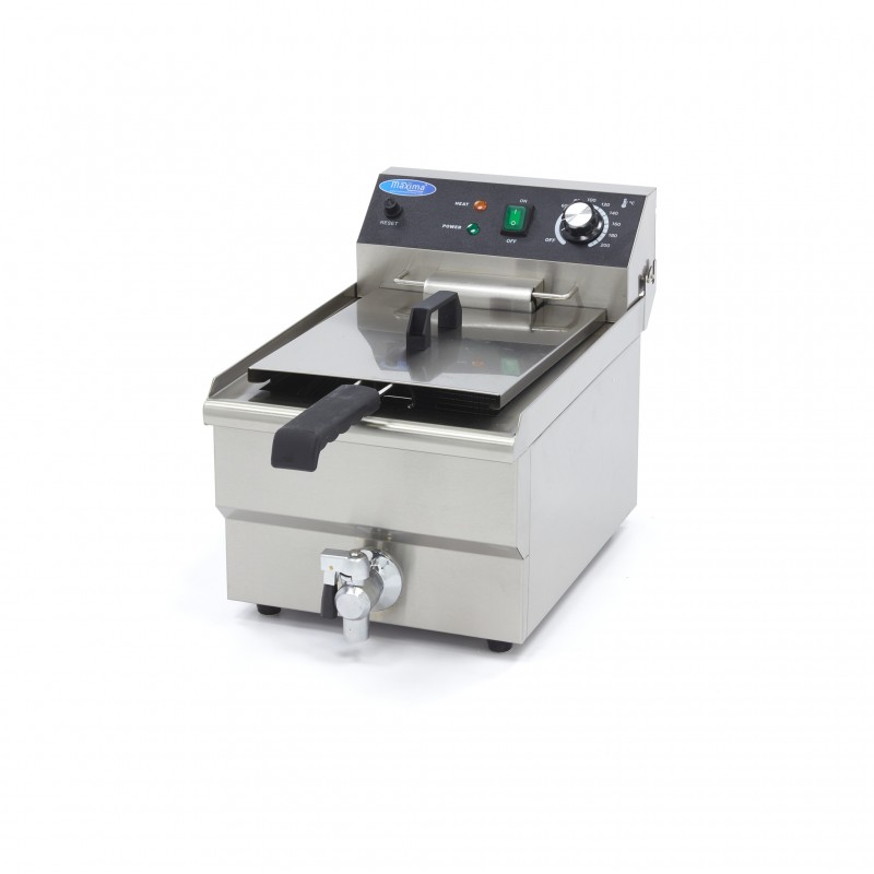 Deep Fryer - 13L - 1 Basket - with Drain Tap Deep Fryer - 13L - 1 Basket - with Drain Tap