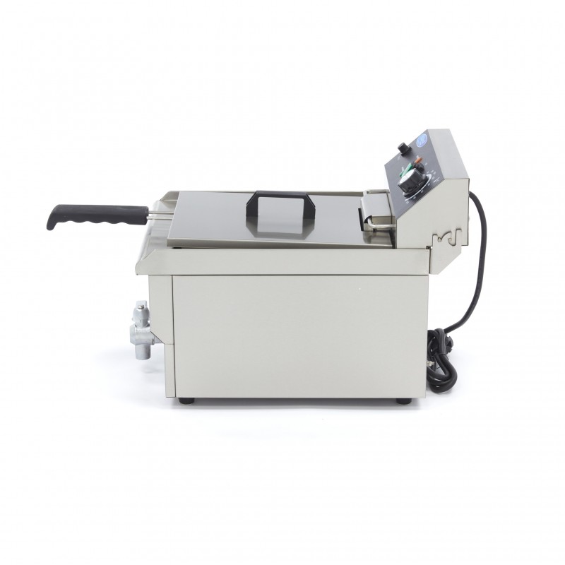 Deep Fryer - 13L - 1 Basket - with Drain Tap Deep Fryer - 13L - 1 Basket - with Drain Tap