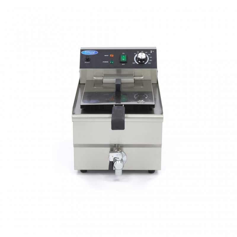 Deep Fryer - 13L - 1 Basket - with Drain Tap Deep Fryer - 13L - 1 Basket - with Drain Tap