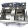 Deep Fryer - 2 x 13L - 2 Baskets - with Drain Tap Deep Fryer - 2 x 13L - 2 Baskets - with Drain Tap