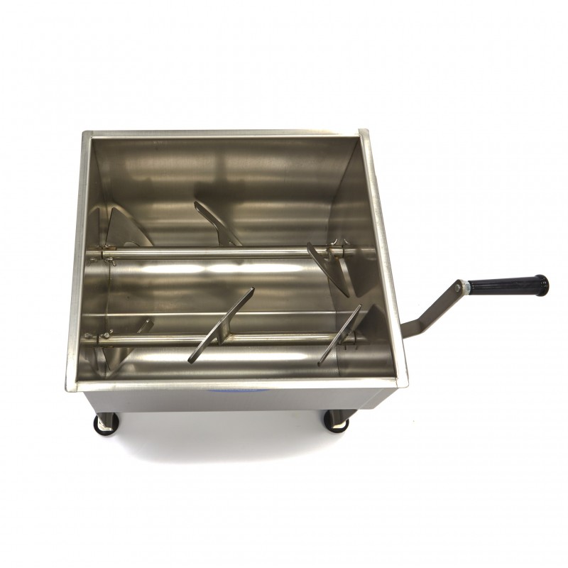 Meat Mixer - 30L - 25kg Meat - Double Axle - Manual Meat Mixer - 30L - 25kg Meat - Double Axle - Manual