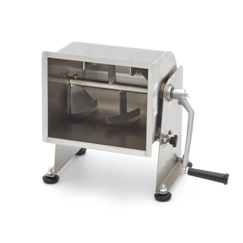 Meat Mixer - 10L - 7,5kg Meat - Tilting Bowl - Manual Meat Mixer - 10L - 7,5kg Meat - Tilting Bowl - Manual