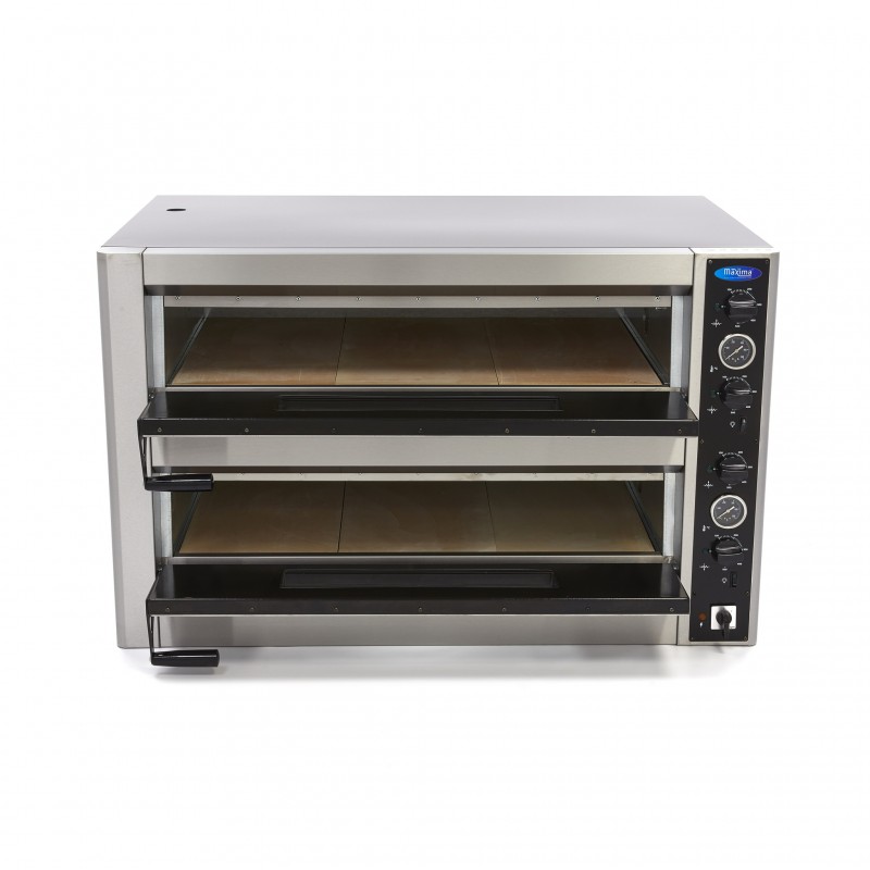 Pizza Oven - Fits 12 x Ø30cm Pizzas - Double Deck Pizza Oven - Fits 12 x Ø30cm Pizzas - Double Deck