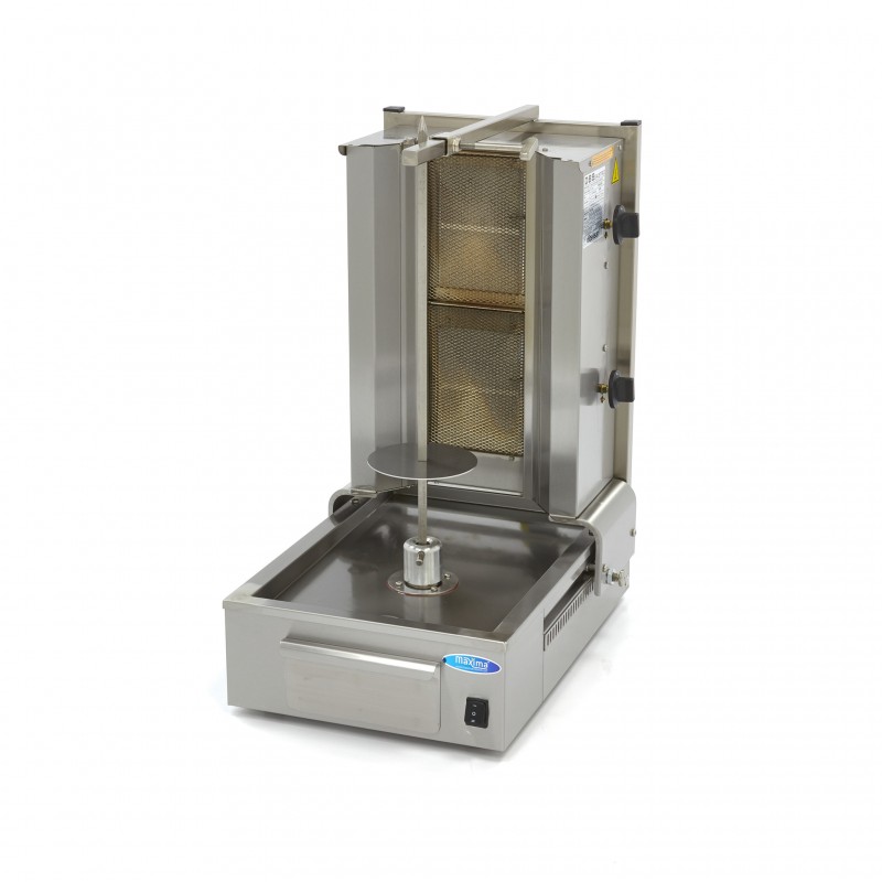 Kebab Grill - 2 Burners - 20kg Meat - Gas Kebab Grill - 2 Burners - 20kg Meat - Gas