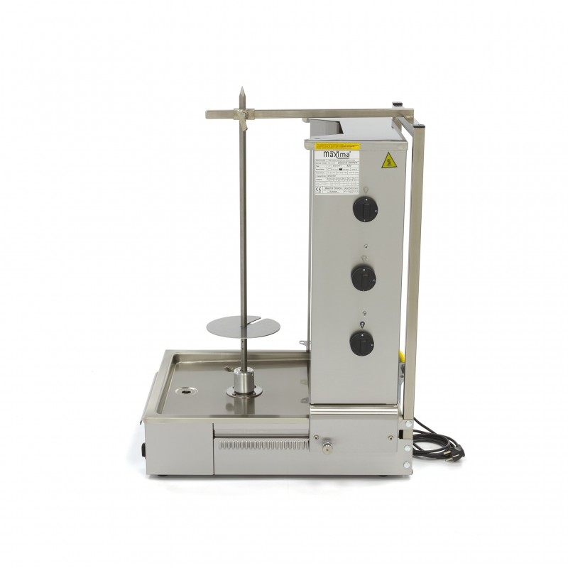 Kebab Grill - 3 Burners - 40kg Meat - Gas Kebab Grill - 3 Burners - 40kg Meat - Gas