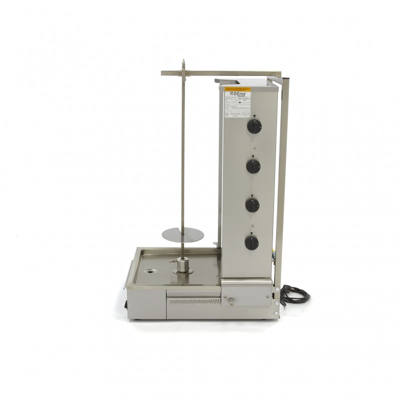 Kebab Grill - 4 Burners - 70kg Meat - Gas Kebab Grill - 4 Burners - 70kg Meat - Gas
