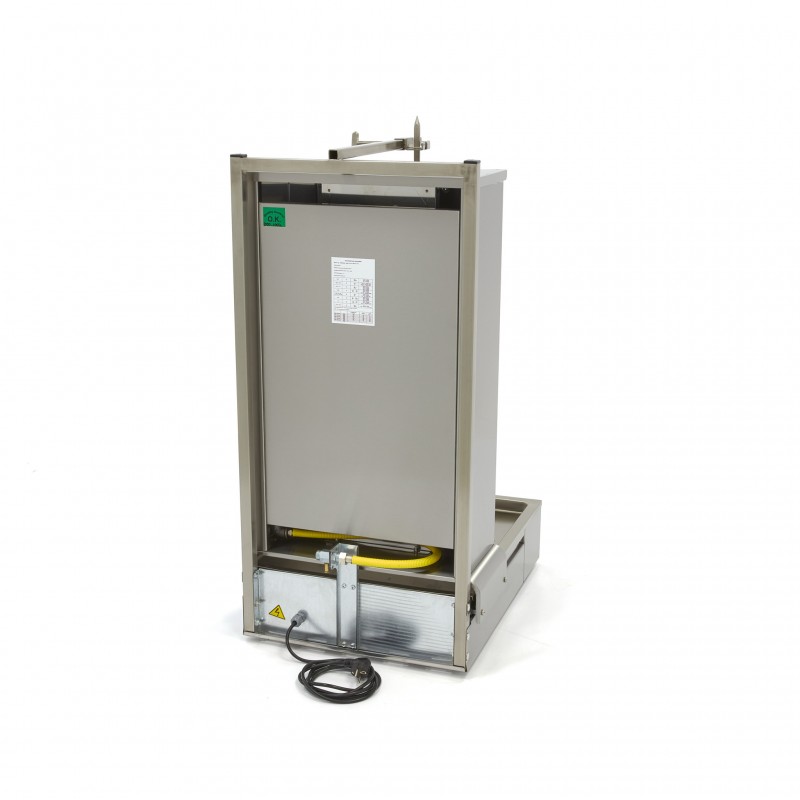 Kebab Grill - 4 Burners - 70kg Meat - Gas Kebab Grill - 4 Burners - 70kg Meat - Gas