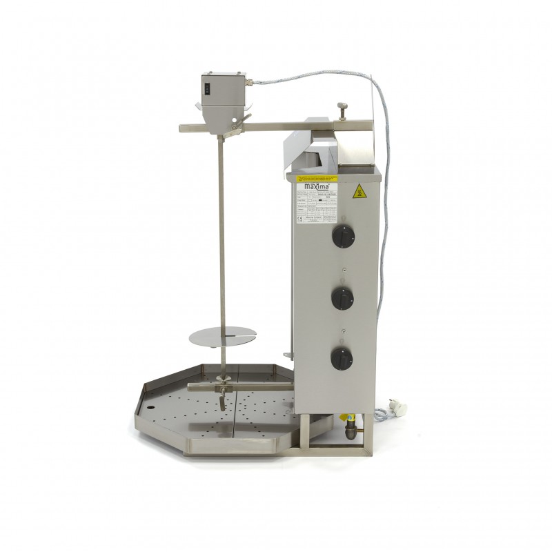 Kebab Grill - 3 Burners - 30kg Meat - Gas Kebab Grill - 3 Burners - 30kg Meat - Gas