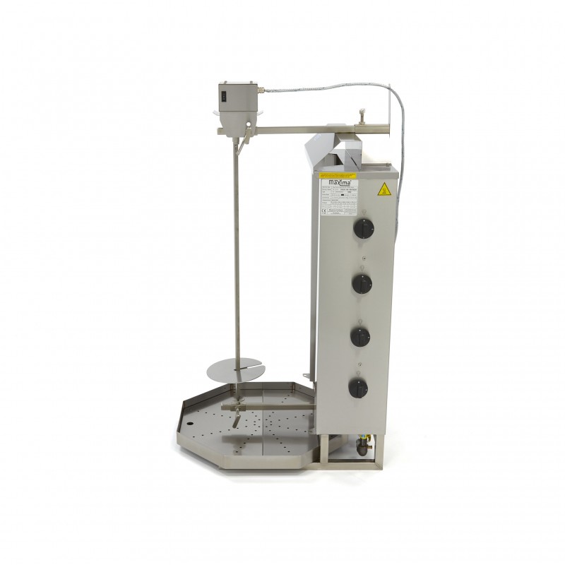 Kebab Grill - 4 Burners - 50kg Meat - Gas Kebab Grill - 4 Burners - 50kg Meat - Gas