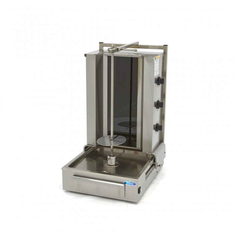 Kebab Grill - 3 Burners - 40kg Meat - Electric Kebab Grill - 3 Burners - 40kg Meat - Electric