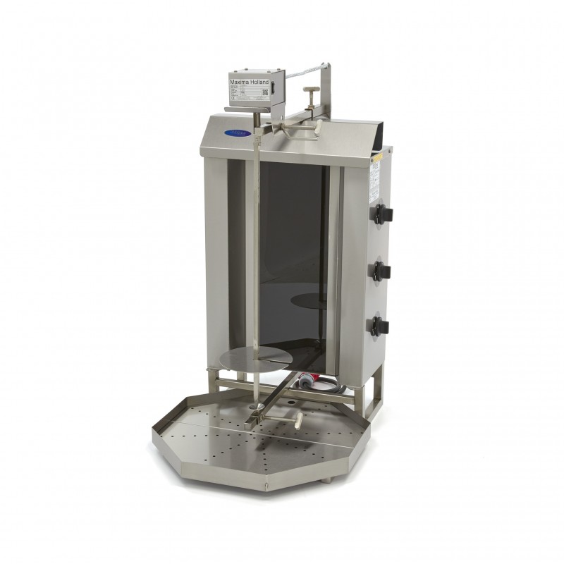 Kebab Grill - 3 Burners - 30kg Meat - Electric Kebab Grill - 3 Burners - 30kg Meat - Electric