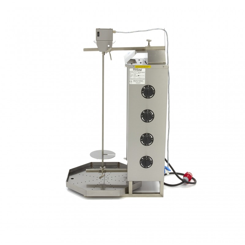 Kebab Grill - 4 Burners - 50kg Meat - Electric Kebab Grill - 4 Burners - 50kg Meat - Electric