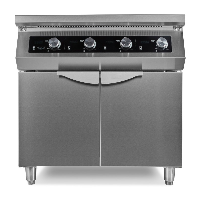 Cooker - 4 Burners - Induction - 70cm Deep - with Stand Cooker - 4 Burners - Induction - 70cm Deep - with Stand
