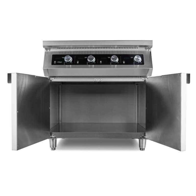 Cooker - 4 Burners - Induction - 70cm Deep - with Stand Cooker - 4 Burners - Induction - 70cm Deep - with Stand